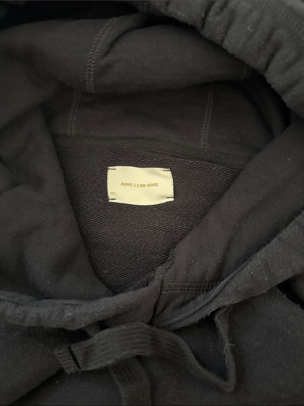 Aime Leon Dore Black Hooded Pullover - Picture 3 of 3
